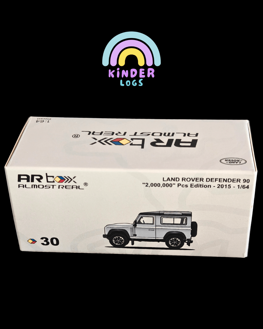 ARBox Land Rover Defender 90 (Cracked Display Case) - Kinder Logs