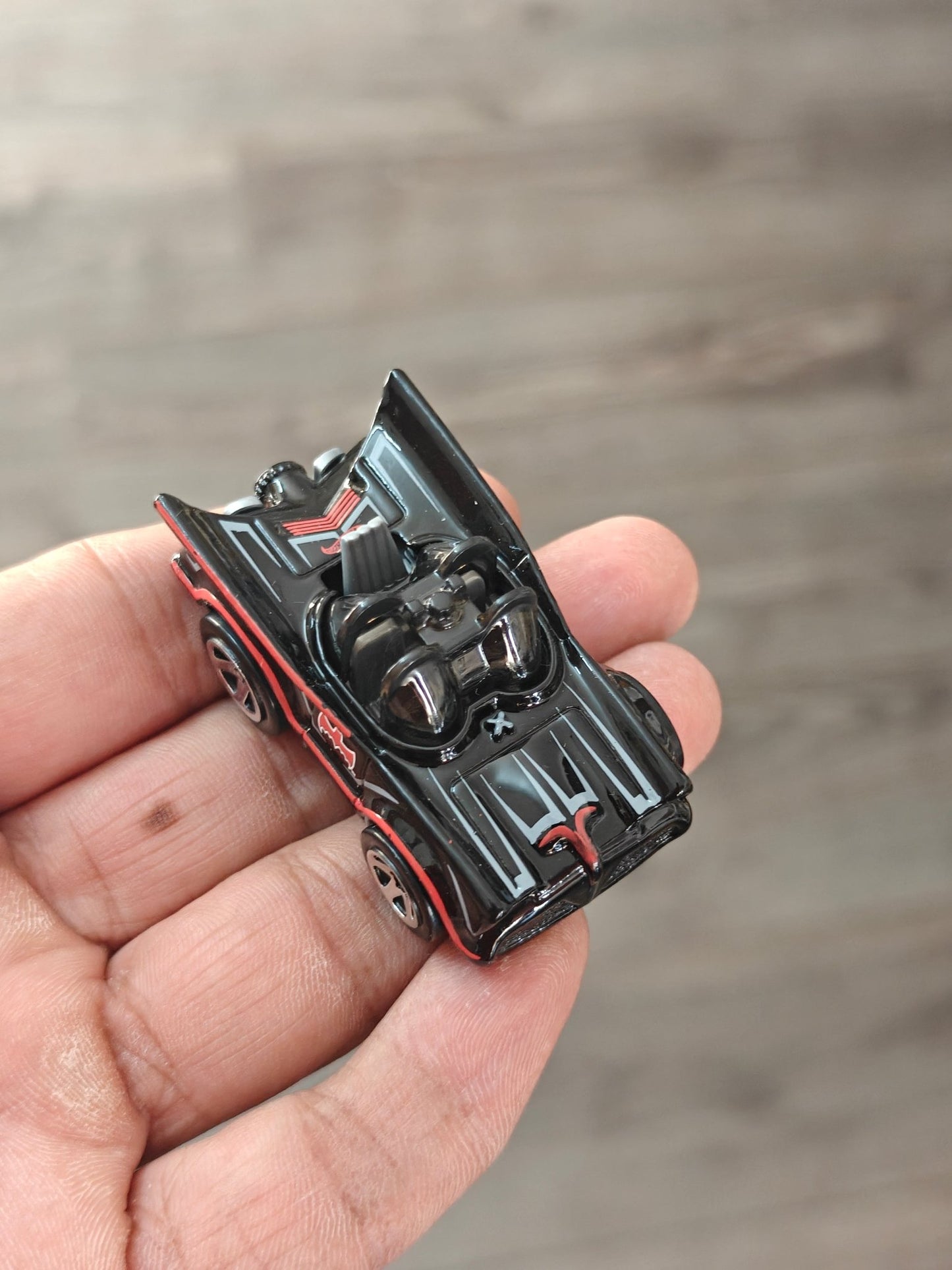 Batman Hot Wheels Classic TV Series Batmobile - Black (Uncarded - New) - Kinder Logs