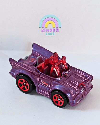 Batman Hot Wheels Tooned Batmobile - Purple (Uncarded - New) - Kinder Logs