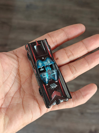 Batman Hot Wheels TV Series Batmobile - Red Graphics (Uncarded) - Kinder Logs