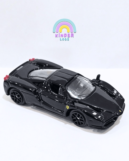 Bburago Enzo Ferrari 1/64 - Black (Uncarded With Box) - Kinder Logs