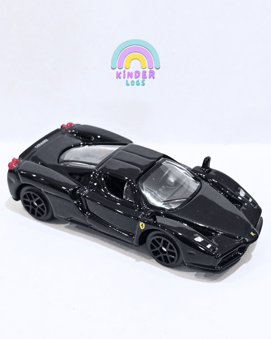Bburago Enzo Ferrari 1/64 - Black (Uncarded With Box) - Kinder Logs