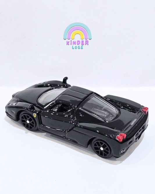 Bburago Enzo Ferrari 1/64 - Black (Uncarded With Box) - Kinder Logs