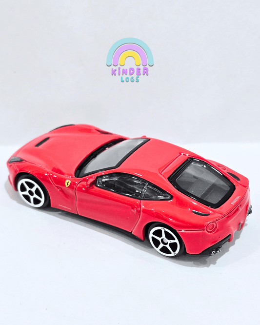 Bburago Ferrari F12 Berlinetta 1/64 - Red (Uncarded - New) - Kinder Logs