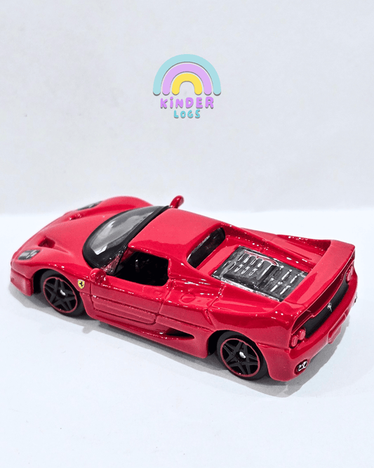 Bburago Ferrari F50 1/64 - Red (Uncarded With Box) - Kinder Logs