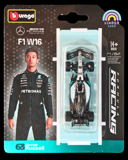 Bburago Mercedes - AMG Petronas F1 W16 George Russell 63 (Imported) - Kinder Logs