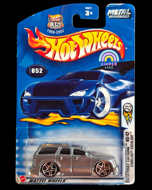 Blue Card Hot Wheels Cadillac Escalade (Imported) - Kinder Logs