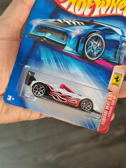 Blue Card Hot Wheels Ferrari 333 SP (White) - Kinder Logs