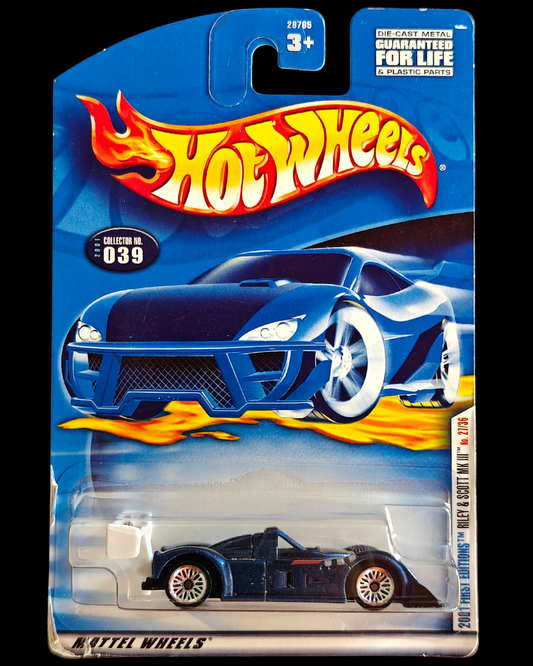 Blue Card Hot Wheels Riley & Scott MKIII (Imported) - Kinder Logs