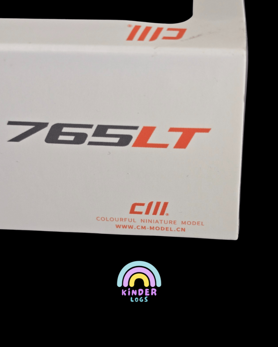 CM Model McLaren 765 LT - White (Open Box) - Kinder Logs