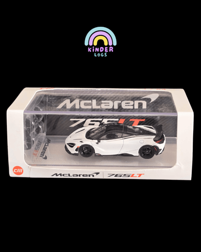 CM Model McLaren 765 LT - White (Open Box) - Kinder Logs