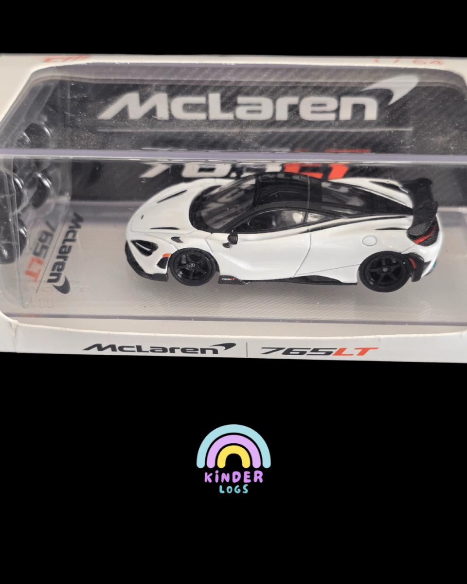 CM Model McLaren 765 LT - White (Open Box) - Kinder Logs
