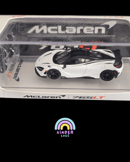 CM Model McLaren 765 LT - White (Open Box) - Kinder Logs