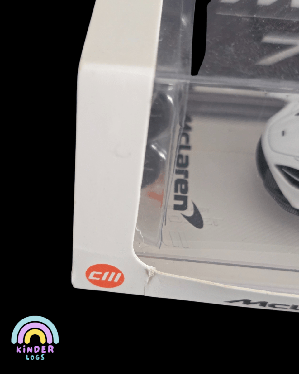CM Model McLaren 765 LT - White (Open Box) - Kinder Logs