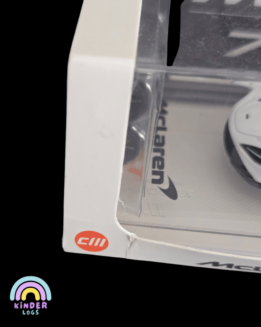 CM Model McLaren 765 LT - White (Open Box) - Kinder Logs