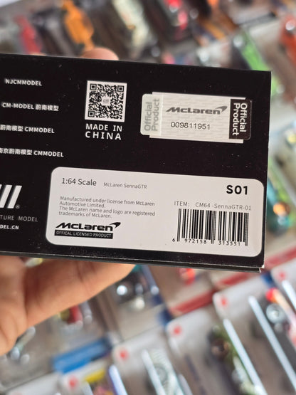 CM Model McLaren Senna GTR (Black) - Kinder Logs