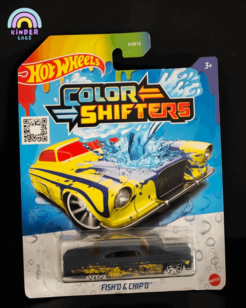 Color Shifter Hot Wheels Fish'D & Chip'D - Kinder Logs