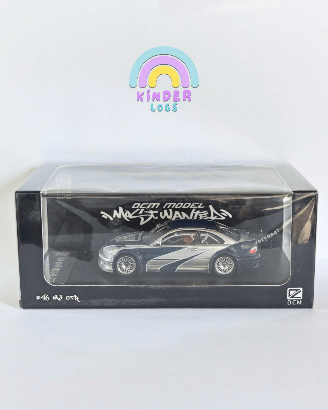 DCM BMW E46 M3 GTR - Need For Speed Most Wanted (Sealed Box) - Kinder Logs