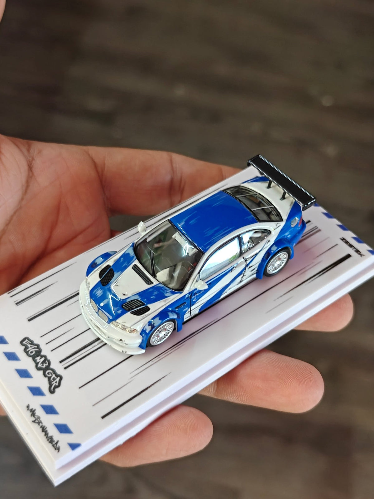 DCM BMW M3 GTR E46 NFS - TECKWRAP APAXPO ZESTEK (Open Box) - Kinder Logs