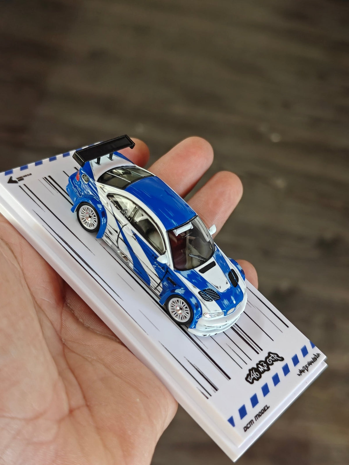 DCM BMW M3 GTR E46 NFS - TECKWRAP APAXPO ZESTEK (Open Box) - Kinder Logs