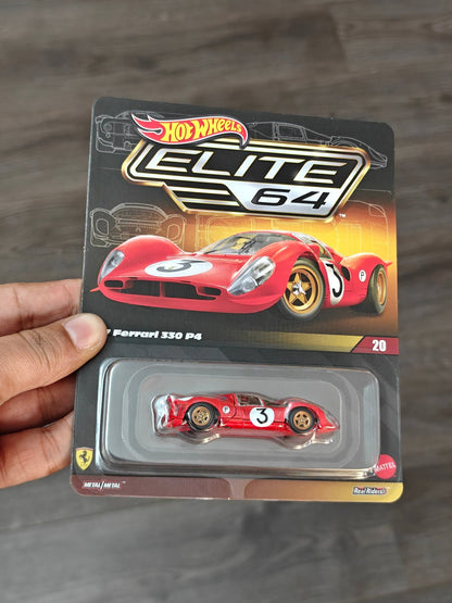 Elite64 Hot Wheels 1967 Ferrari 330 P4 (Imported) - Kinder Logs