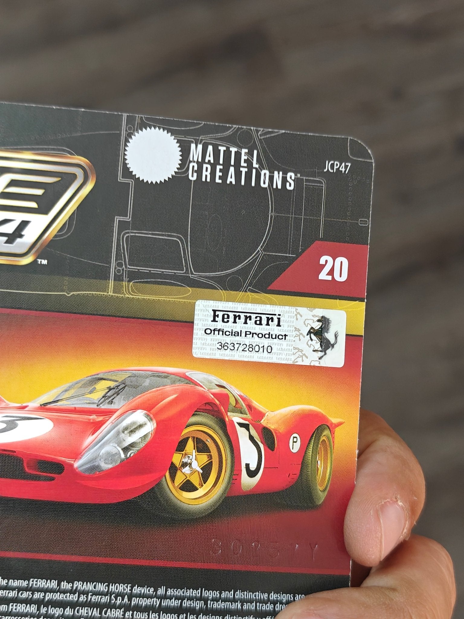 Elite64 Hot Wheels 1967 Ferrari 330 P4 (Imported) - Kinder Logs