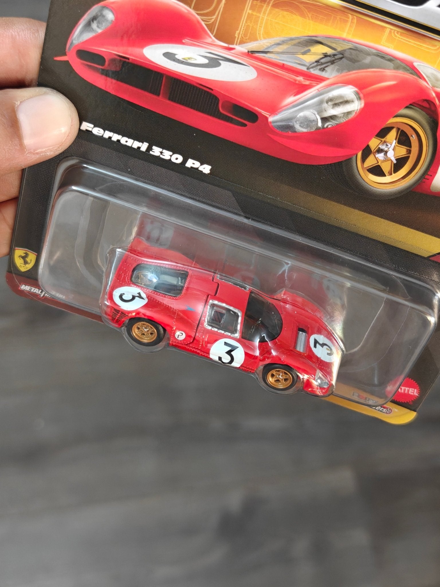 Elite64 Hot Wheels 1967 Ferrari 330 P4 (Imported) - Kinder Logs