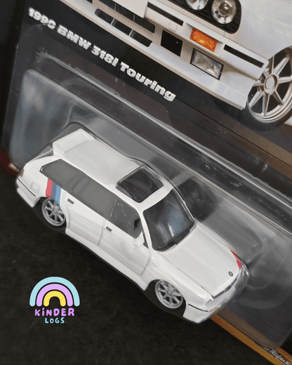 Elite64 Hot Wheels 1990 BMW 318i Touring (Imported) - Kinder Logs