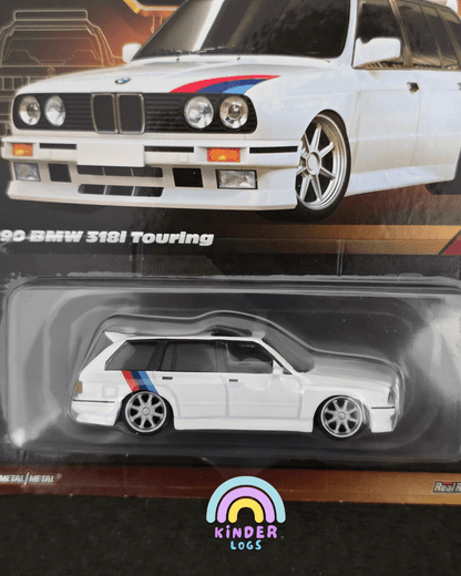 Elite64 Hot Wheels 1990 BMW 318i Touring (Imported) - Kinder Logs