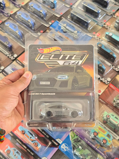 Elite64 Hot Wheels 2021 Audi RS 7 Sportback (Imported) - Kinder Logs
