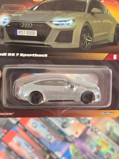 Elite64 Hot Wheels 2021 Audi RS 7 Sportback (Imported) - Kinder Logs