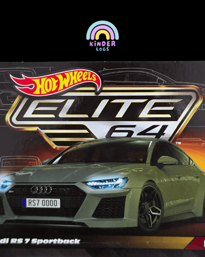 Elite64 Hot Wheels 2021 Audi RS 7 Sportback (Imported) - Kinder Logs