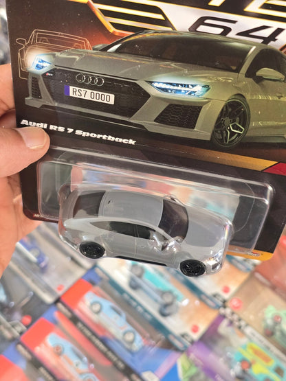 Elite64 Hot Wheels 2021 Audi RS 7 Sportback (Imported) - Kinder Logs