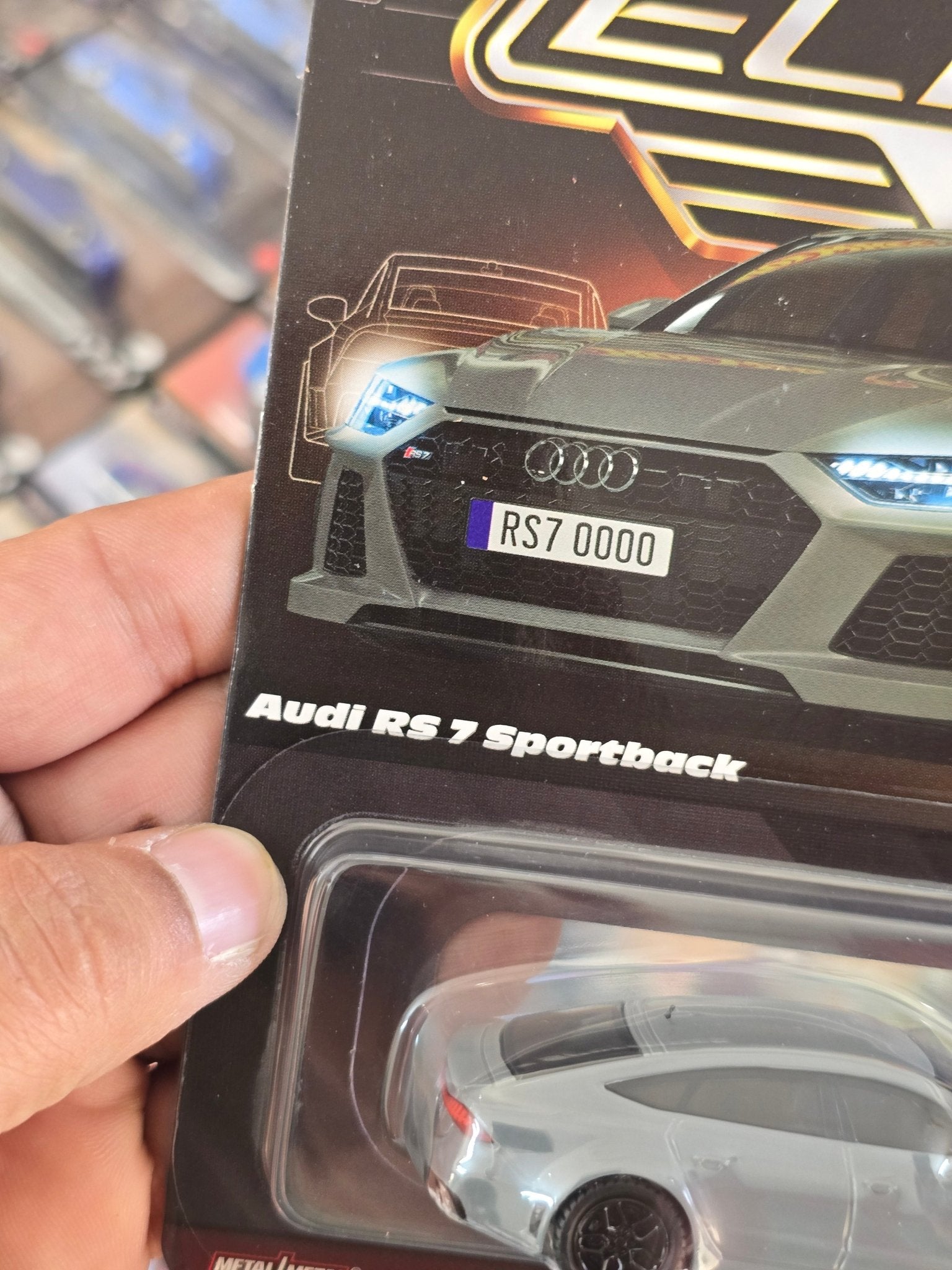 Elite64 Hot Wheels 2021 Audi RS 7 Sportback (Imported) - Kinder Logs