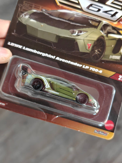Elite64 Hot Wheels LBWK Lamborghini Aventador LP 700 - 4 - Green (Imported) - Kinder Logs