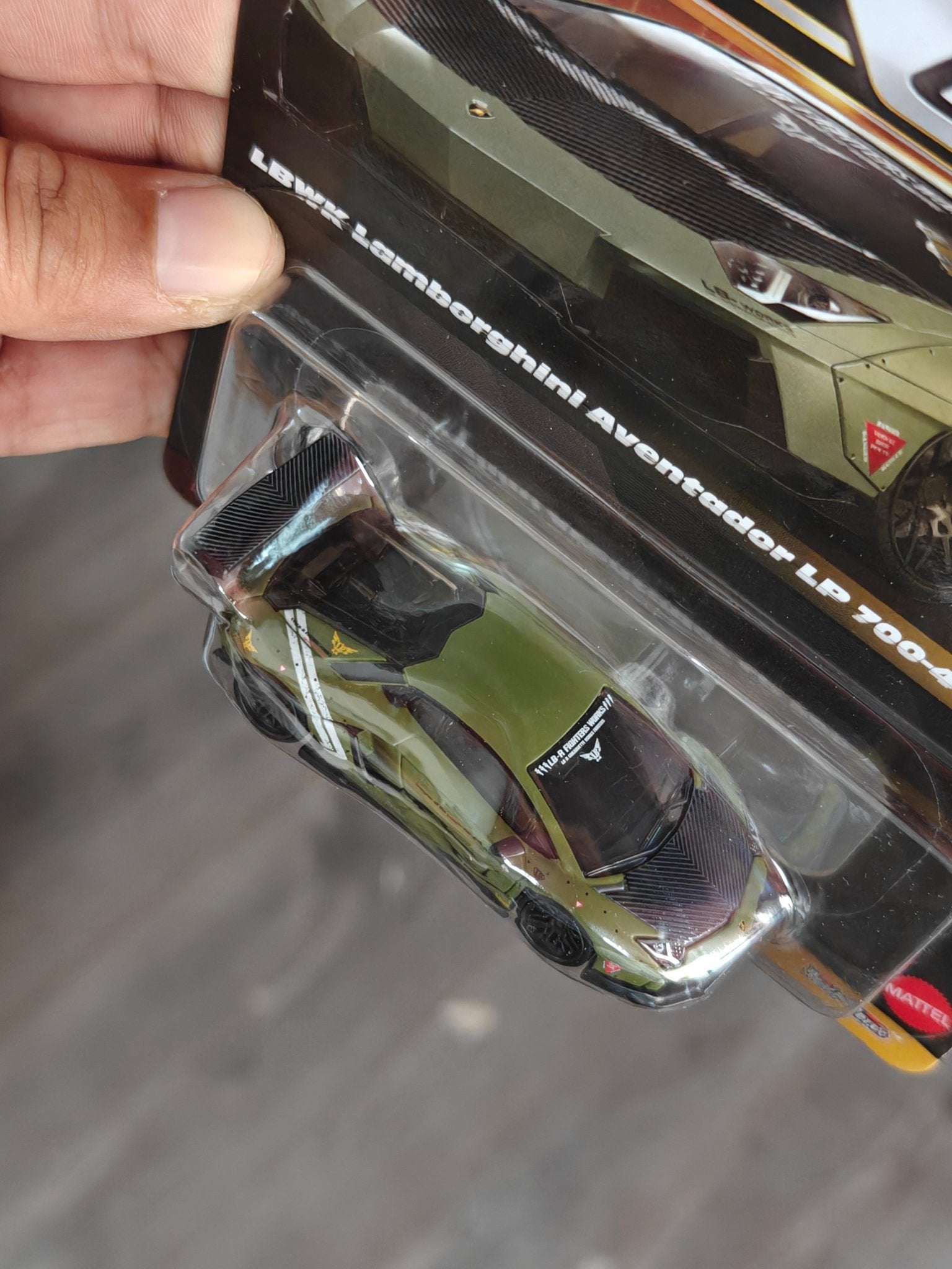 Elite64 Hot Wheels LBWK Lamborghini Aventador LP 700 - 4 - Green (Imported) - Kinder Logs