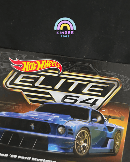 Elite64 Hot Wheels Modified 1969 Ford Mustang (Imported) - Kinder Logs