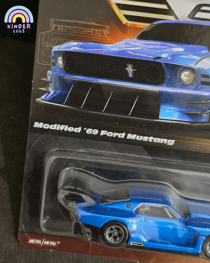 Elite64 Hot Wheels Modified 1969 Ford Mustang (Imported) - Kinder Logs