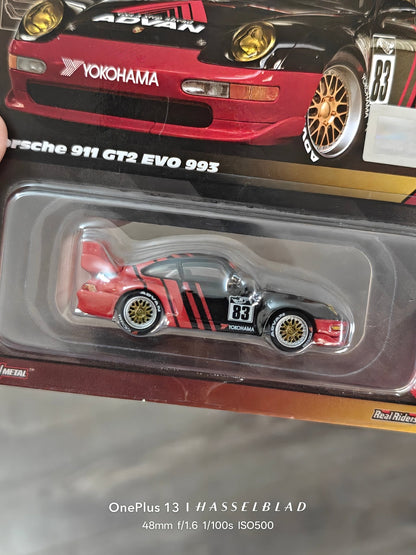 Elite64 Hot Wheels Porsche 911 GT2 EVO 993 (Imported) - Kinder Logs