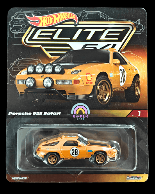 Elite64 Hot Wheels Porsche 928 Safari (Imported) - Kinder Logs