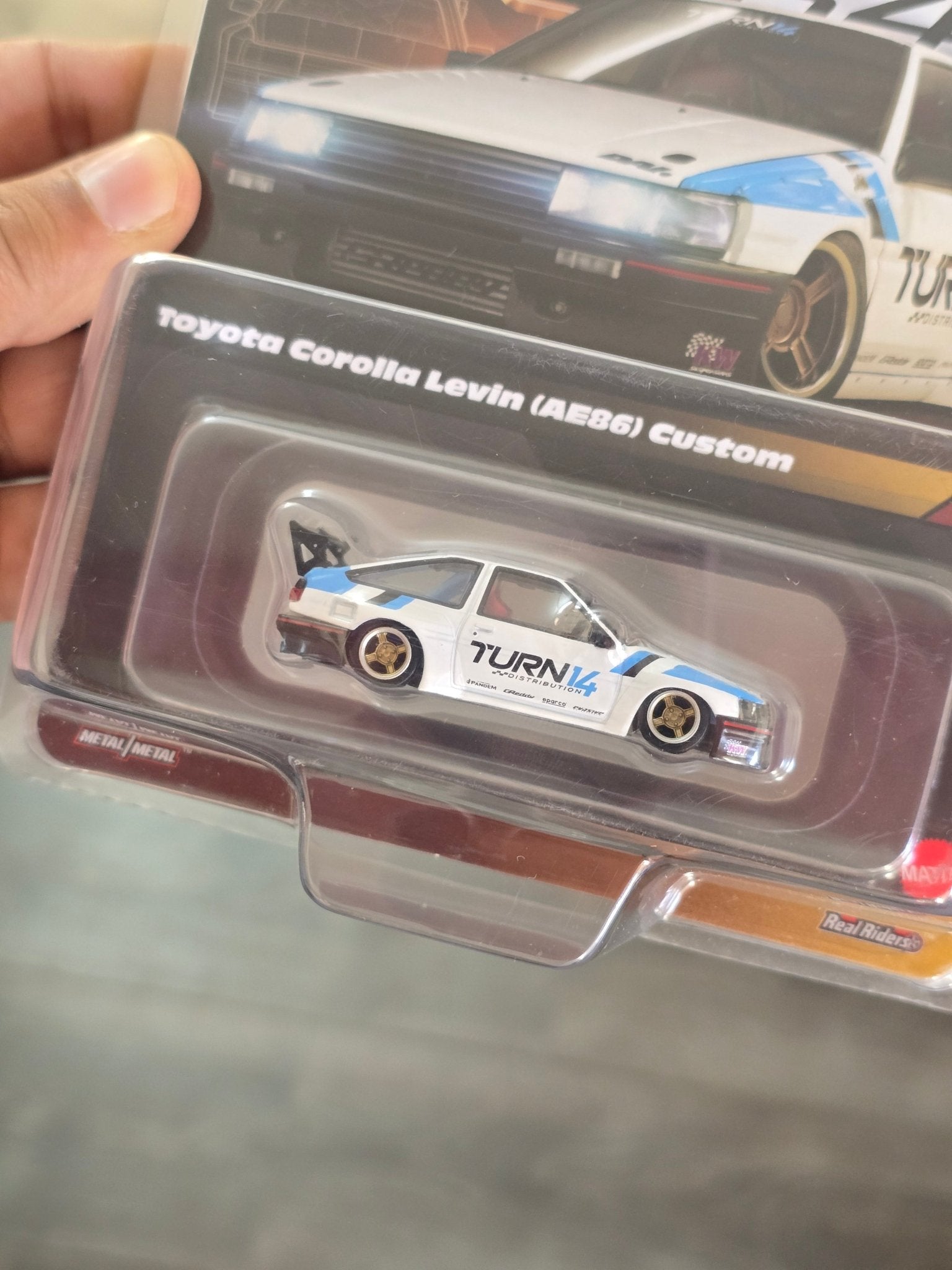 Elite64 Hot Wheels Toyota Corolla Levin AE86 Custom (Imported) - Kinder Logs