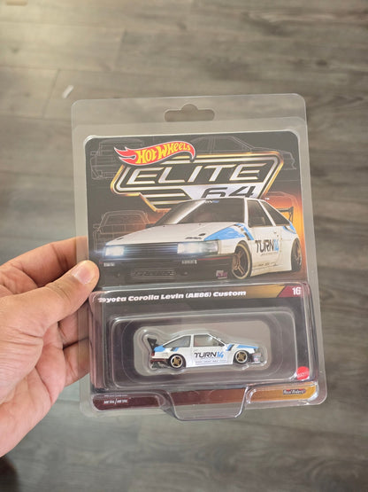 Elite64 Hot Wheels Toyota Corolla Levin AE86 Custom (Imported) - Kinder Logs