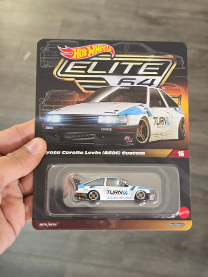 Elite64 Hot Wheels Toyota Corolla Levin AE86 Custom (Imported) - Kinder Logs