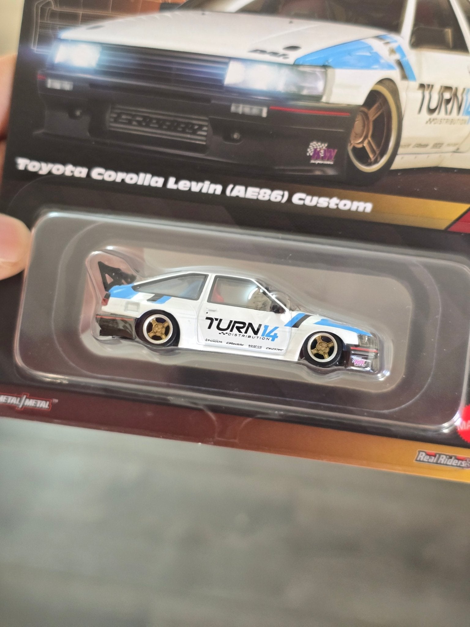 Elite64 Hot Wheels Toyota Corolla Levin AE86 Custom (Imported) - Kinder Logs