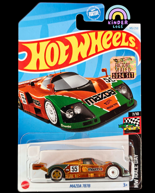 Factory-Sealed Hot Wheels Mazda 787B Super Treasure Hunt (STH) - Kinder Logs