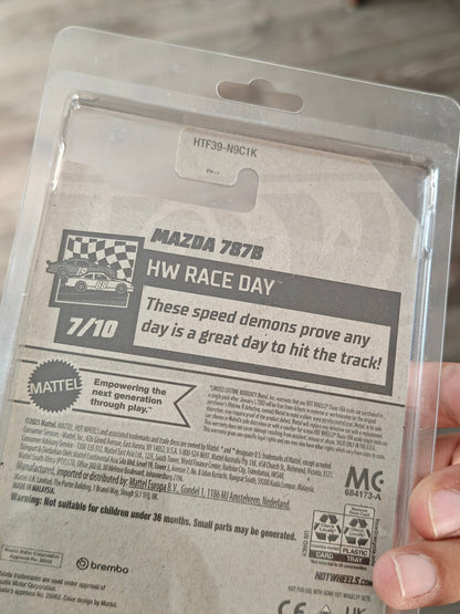 Factory-Sealed Hot Wheels Mazda 787B Super Treasure Hunt (STH) - Kinder Logs