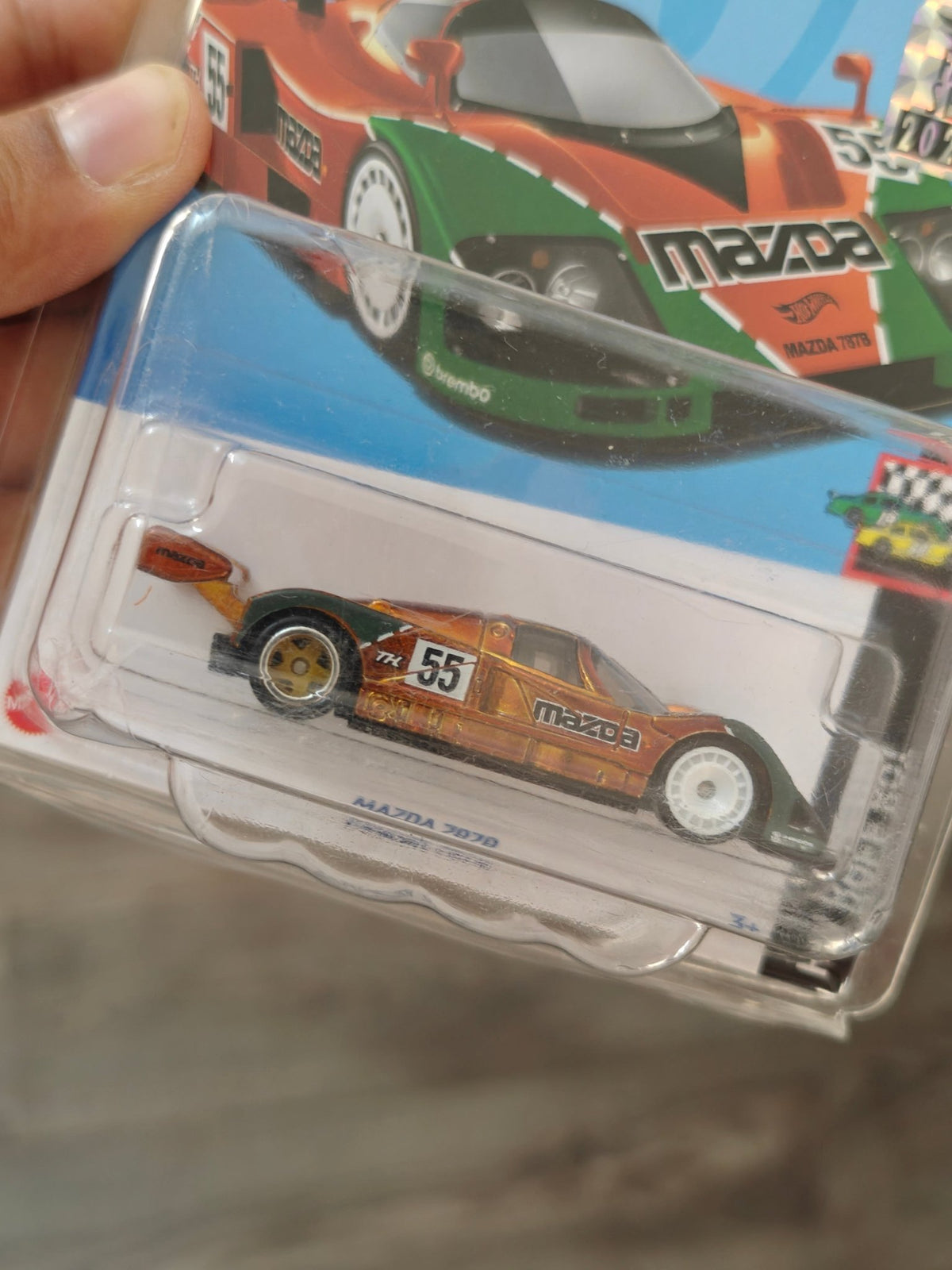 Factory-Sealed Hot Wheels Mazda 787B Super Treasure Hunt (STH) - Kinder Logs