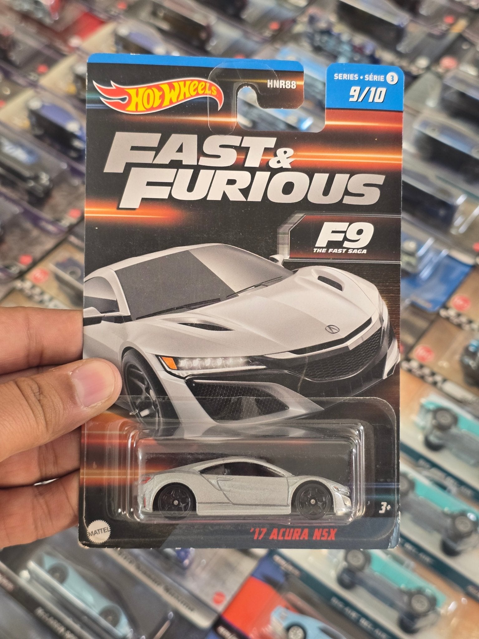 Fast And Furious Hot Wheels 2017 Acura NSX - F9 - Kinder Logs