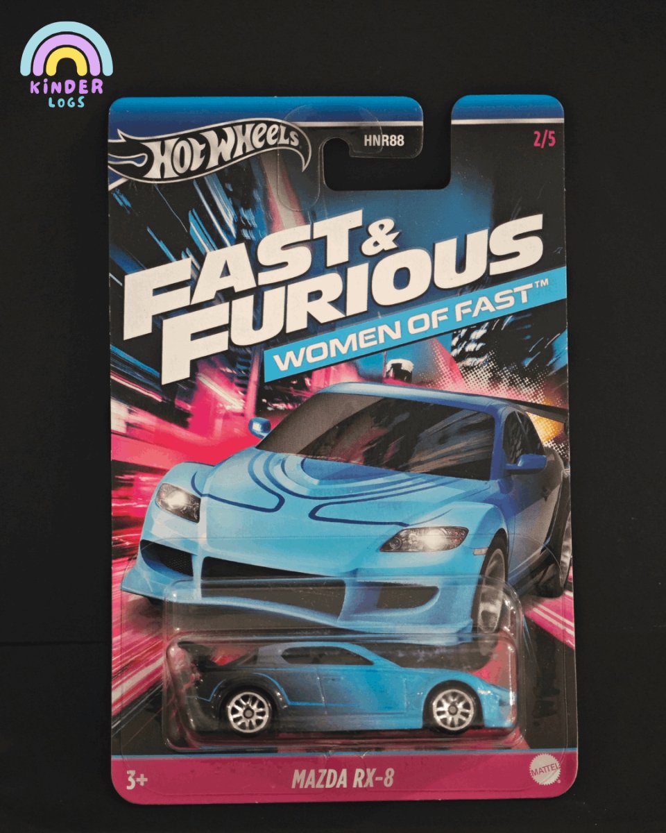 Fast And Furious Hot Wheels Mazda RX8 - Kinder Logs