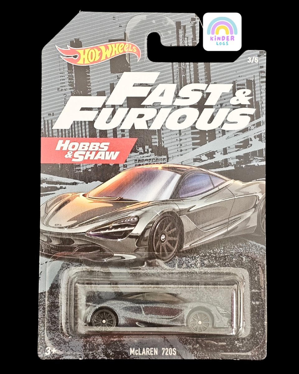 Fast And Furious Hot Wheels McLaren 720S (Hobbs & Shaw) - Kinder Logs